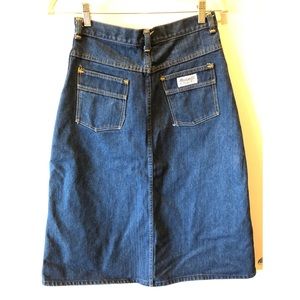 Madewell denim skirt
